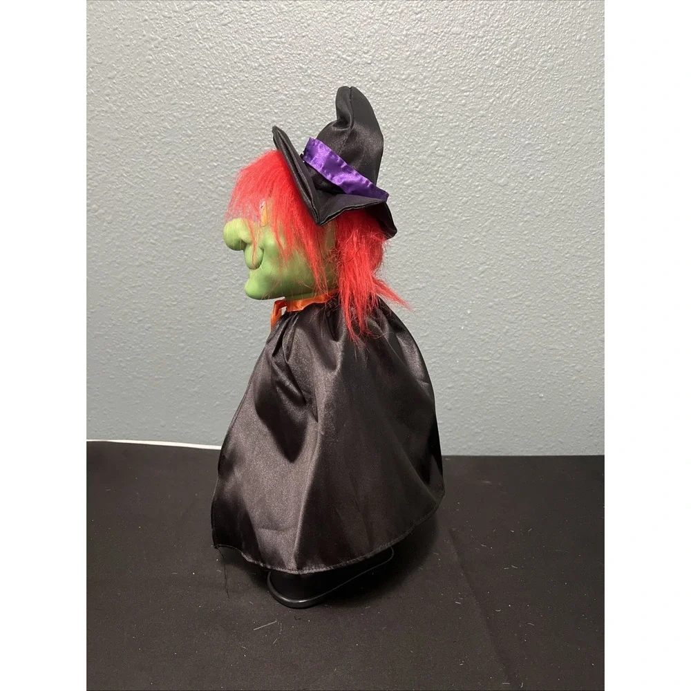 Vtg Halloween Vigor 1997 Animated Witch Monster Doll Music Walking Laughing 16X8